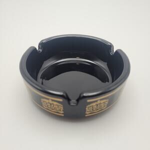 Vintage Golden Nugget Hotel Las Vegas Black Ashtray Barware Advertising Promo